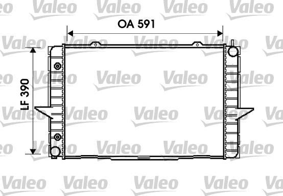 Valeo 734856 - Радіатор, охолодження двигуна autozip.com.ua