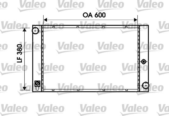 Valeo 734395 - Радіатор, охолодження двигуна autozip.com.ua