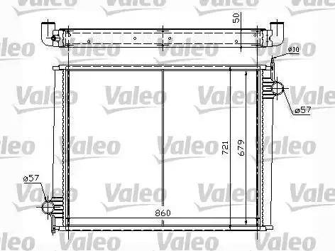 Valeo 734294 - Радіатор, охолодження двигуна autozip.com.ua