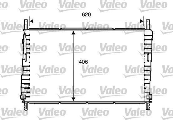 Valeo 734286 - Радіатор, охолодження двигуна autozip.com.ua