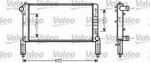 Valeo 734769 - Радіатор, охолодження двигуна autozip.com.ua