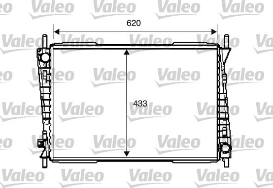 Valeo 734785 - Радіатор, охолодження двигуна autozip.com.ua