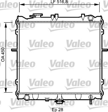 Valeo 734788 - Радіатор, охолодження двигуна autozip.com.ua