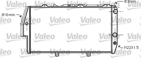 Valeo 734738 - Радіатор, охолодження двигуна autozip.com.ua