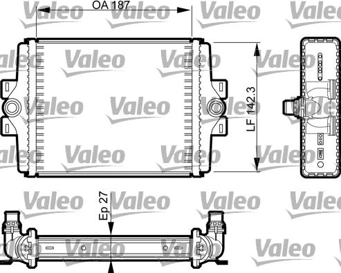 Valeo 735467 - Радіатор, охолодження двигуна autozip.com.ua