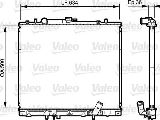 Valeo 735420 - Радіатор, охолодження двигуна autozip.com.ua