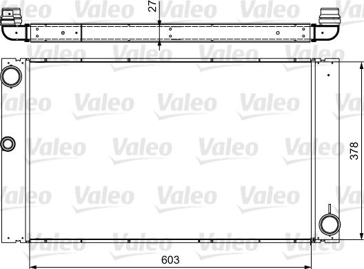 Valeo 735475 - Радіатор, охолодження двигуна autozip.com.ua