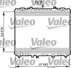 Valeo 735506 - Радіатор, охолодження двигуна autozip.com.ua