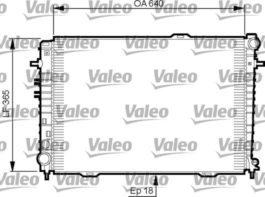 Valeo 735500 - Радіатор, охолодження двигуна autozip.com.ua