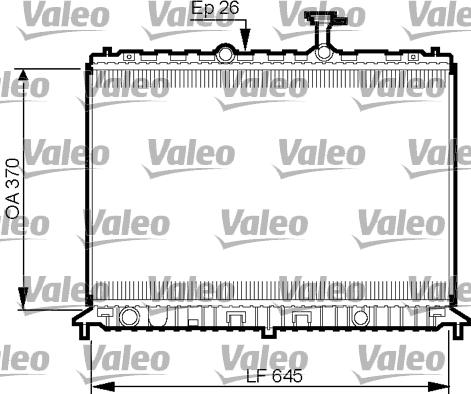 Valeo 735501 - Радіатор, охолодження двигуна autozip.com.ua