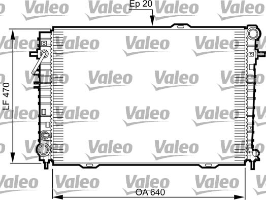 Valeo 735507 - Радіатор, охолодження двигуна autozip.com.ua