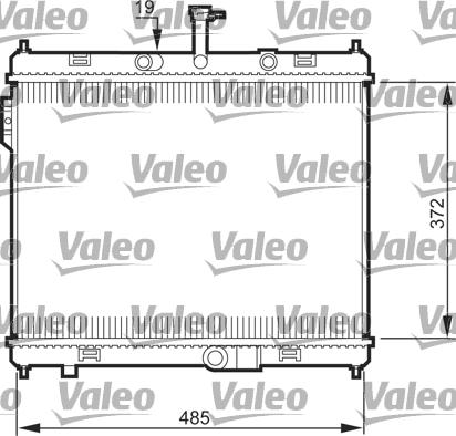 Valeo 735515 - Радіатор, охолодження двигуна autozip.com.ua