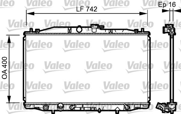 Valeo 735049 - Радіатор, охолодження двигуна autozip.com.ua