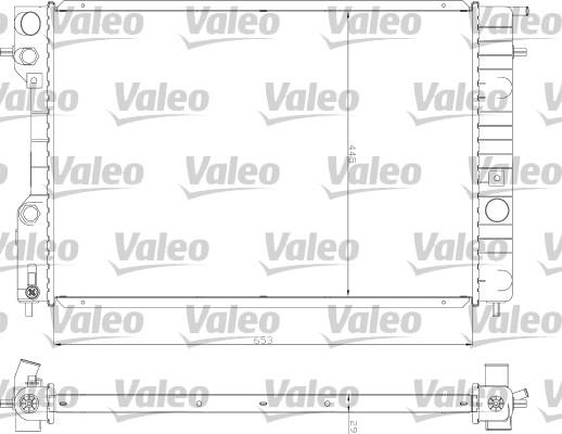 Valeo 735065 - Радіатор, охолодження двигуна autozip.com.ua