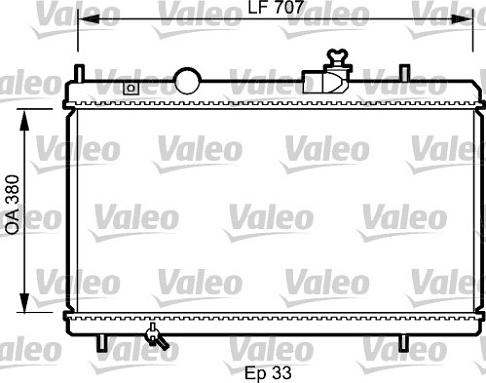 Valeo 735068 - Радіатор, охолодження двигуна autozip.com.ua