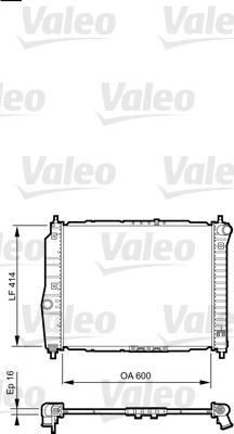 Valeo 735158 - Радіатор, охолодження двигуна autozip.com.ua