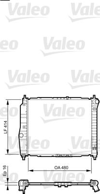 Valeo 735157 - Радіатор, охолодження двигуна autozip.com.ua