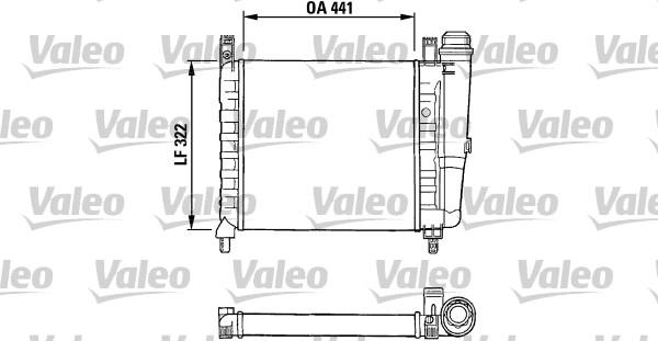 Valeo 730990 - Радіатор, охолодження двигуна autozip.com.ua