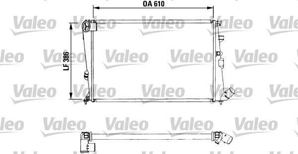 Valeo 730959 - Радіатор, охолодження двигуна autozip.com.ua