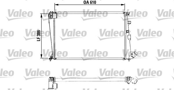 Valeo 730958 - Радіатор, охолодження двигуна autozip.com.ua