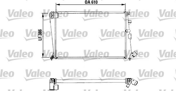 Valeo 730961 - Радіатор, охолодження двигуна autozip.com.ua