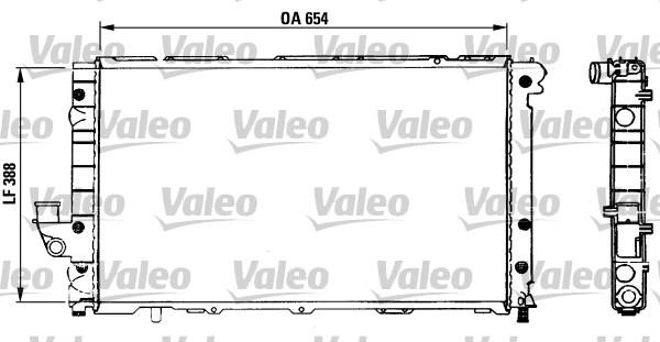 Valeo 730935 - Радіатор, охолодження двигуна autozip.com.ua