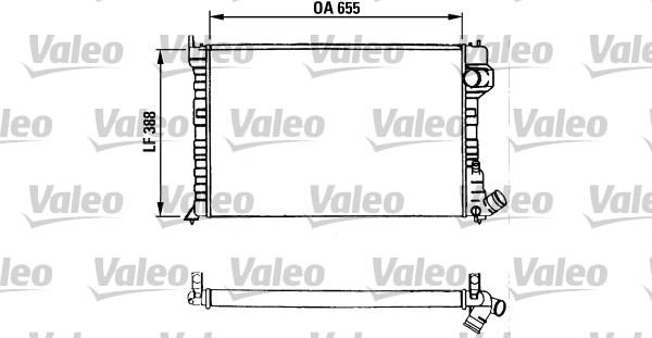 Valeo 730936 - Радіатор, охолодження двигуна autozip.com.ua