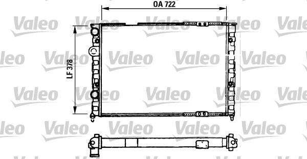 Valeo 730971 - Радіатор, охолодження двигуна autozip.com.ua