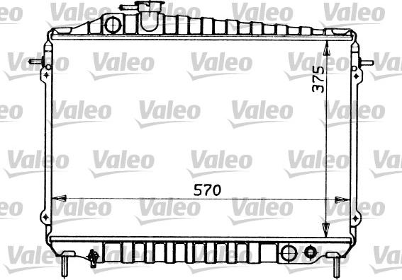 Valeo 730421 - Радіатор, охолодження двигуна autozip.com.ua