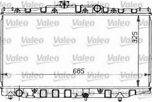 Valeo 730473 - Радіатор, охолодження двигуна autozip.com.ua