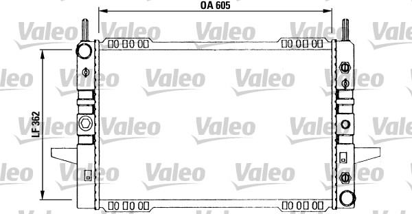 Valeo 730594 - Радіатор, охолодження двигуна autozip.com.ua