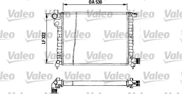 Valeo 730569 - Радіатор, охолодження двигуна autozip.com.ua