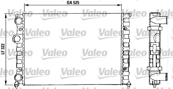 Valeo 730504 - Радіатор, охолодження двигуна autozip.com.ua