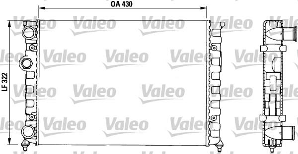 Valeo 730503 - Радіатор, охолодження двигуна autozip.com.ua