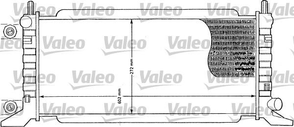 Valeo 730587 - Радіатор, охолодження двигуна autozip.com.ua