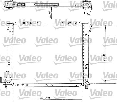 Valeo 730539 - Радіатор, охолодження двигуна autozip.com.ua