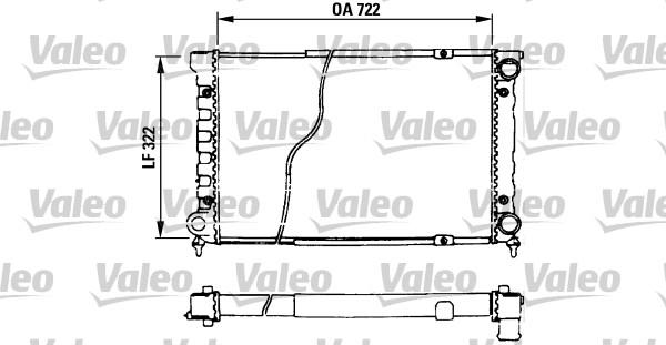 Valeo 730629 - Радіатор, охолодження двигуна autozip.com.ua