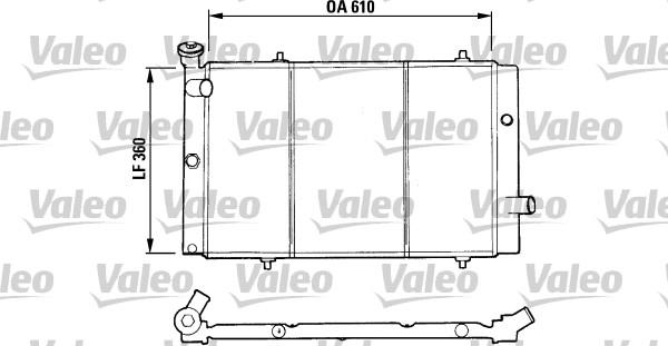VALEO 730015 - Радіатор, охолодження двигуна autozip.com.ua