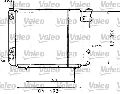 Valeo 730038 - Радіатор, охолодження двигуна autozip.com.ua