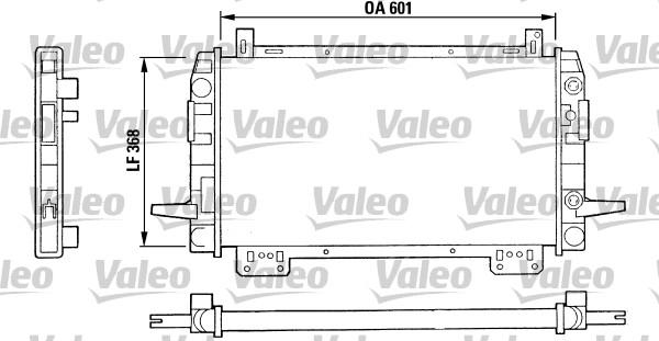 Valeo 730118 - Радіатор, охолодження двигуна autozip.com.ua