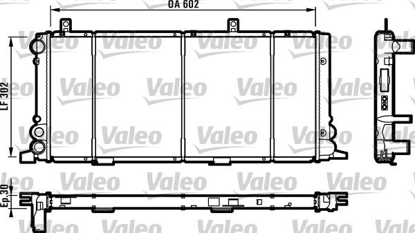 Valeo 730348 - Радіатор, охолодження двигуна autozip.com.ua