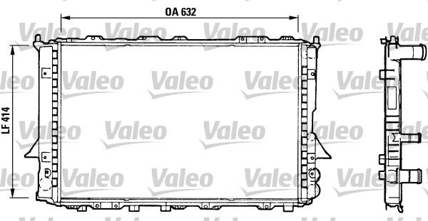 Valeo 730361 - Радіатор, охолодження двигуна autozip.com.ua