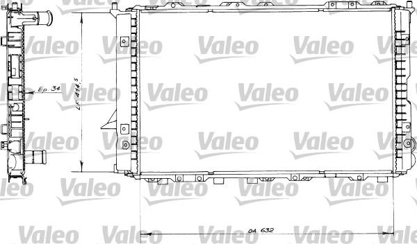 Valeo 730363 - Радіатор, охолодження двигуна autozip.com.ua