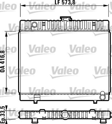 Valeo 730302 - Радіатор, охолодження двигуна autozip.com.ua