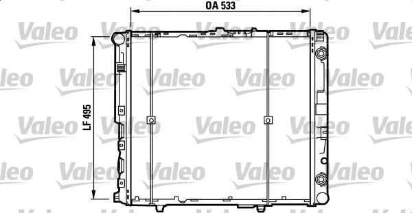 Valeo 730298 - Радіатор, охолодження двигуна autozip.com.ua