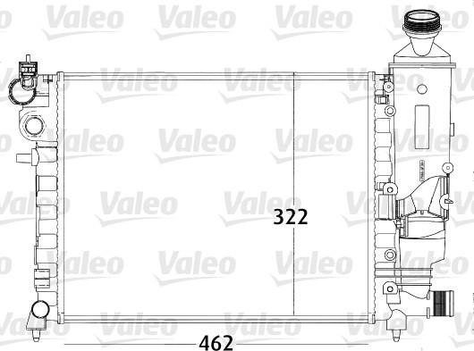 Valeo 731498 - Радіатор, охолодження двигуна autozip.com.ua