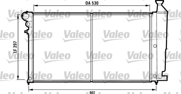 VALEO 731557 - Радіатор, охолодження двигуна autozip.com.ua