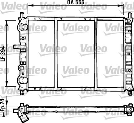 Valeo 731581 - Радіатор, охолодження двигуна autozip.com.ua