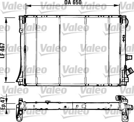 Valeo 731529 - Радіатор, охолодження двигуна autozip.com.ua
