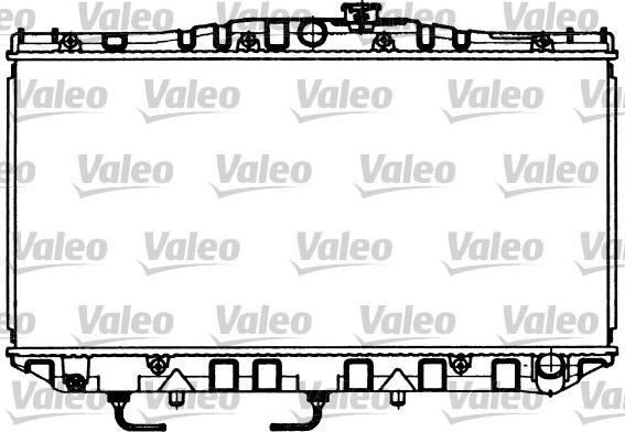 Valeo 731096 - Радіатор, охолодження двигуна autozip.com.ua